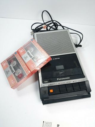 Panasonic Portable Cassette Tape Recorder Slim Line Rq - 2739 | &