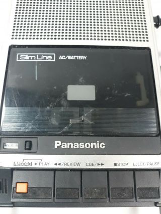 Panasonic Portable Cassette Tape Recorder Slim Line RQ - 2739 | & 3
