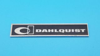 Vintage Dahlquist Speaker Badge.