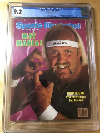 Hulk Hogan Sports Illustrated Cgc 9.  2 Pop 1/1 None Higher Newsstand
