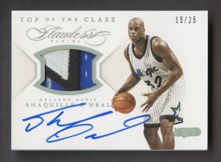 2014 - 15 Panini Flawless Top Of The Class Shaquille O 