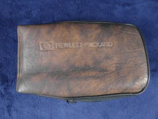 Vintage Hp Scientific Calculator 25,  27 Leather Case