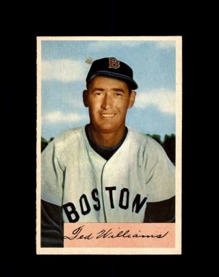 1954 Bowman 66 Ted Williams Red Sox Vg - Ex