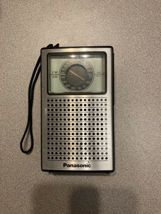 Vintage Panasonic Rf - 505 Portable Handheld Am/fm Radio