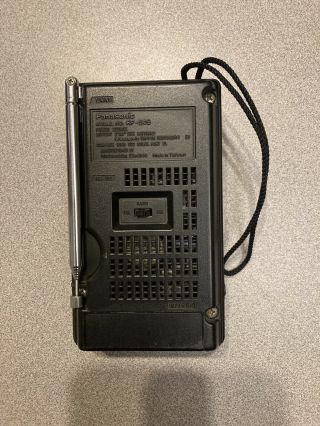 Vintage Panasonic RF - 505 Portable Handheld AM/FM Radio 3