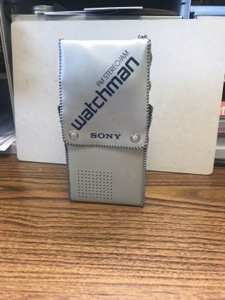 Sony Watchman Fd - 30a With Case