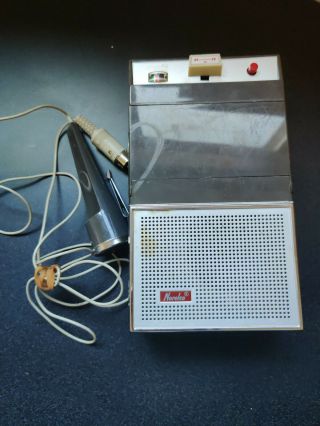Vintage Norelco Tape Recorder Made In Holland Listed,