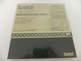 Scotch 207 Reel To Reel High Output Low Noise Pro Mastering Magnetic Tape -