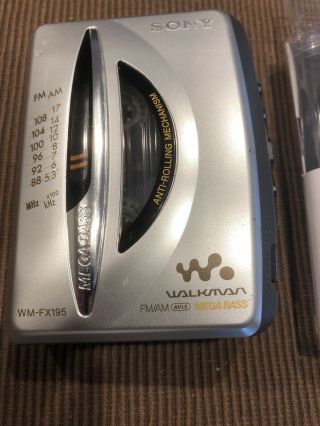 Sony Walkman Fm/am Megabass Wm - Fx195