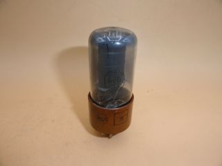 RCA JAN - CRC 6V6GTY Smoked Glass Brown Base tube Very Strong 2