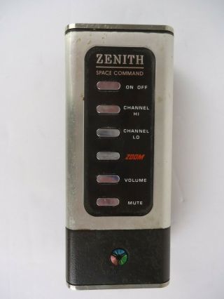 Vintage Zenith Space Command Tv Television Remote Control Unknown Functionality