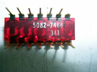 HP 5082 - 7466 HP MINI BUBBLE RED LED DISPLAY 5 - DIGIT NOS 3