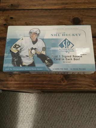 2005 06 Upper Deck Sp Authentic Hockey Hobby Box Crosby Ovechkin?