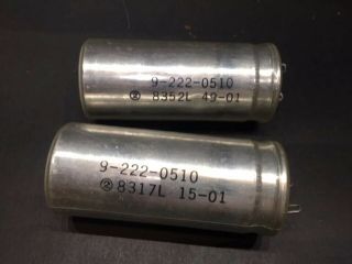2 Sprague Atom 300 Mf 350v Electrolytic Capacitor Bell Labs/ Western Electric
