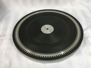 Philips Ga 212 Platter With Rubber Mat Turntable Record Player Parts