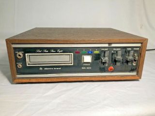 Vintage Electro Brand Solid State Stereo 8 Track Player - Self - Powered -