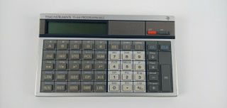 Vintage Texas Instruments Ti - 66 Programmable Calculator And Case Only