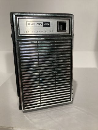 Vintage Philco Ford Portable Am Transistor Radio T - 612