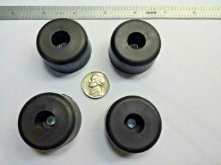 Extra Large Tall Round Rubber Feet Set Fits Dynaco Phase Linear Hafler Others