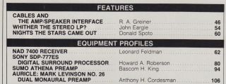 Audio Mag Aug 1989 Mark Levinson No.  26,  Sumo Athena,  Sony SDP - 777ES,  NAD 7400 2