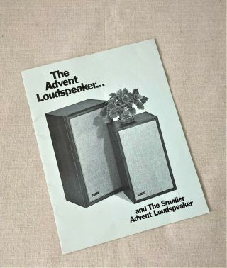 Advent Loudspeaker Brochure - Large / Small Advents - 1970 