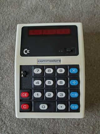 Vintage • Commodore Minuteman 3 Calculator W/ Case 1970’s •