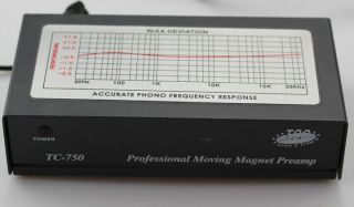 Technolink Tc - 750 Riaa Moving Magnet (mm) Phono Preamp With Power Cord