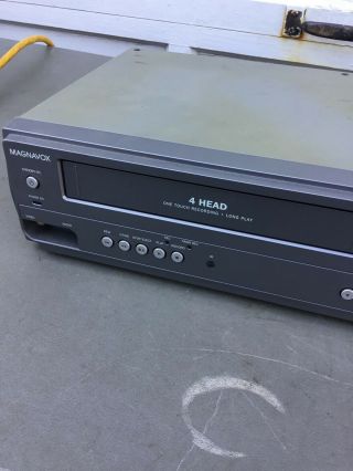 Magnavox MWD2206A DVD VCR Player Recorder Combo 4 Head No Remote 2