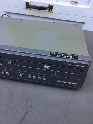 Magnavox MWD2206A DVD VCR Player Recorder Combo 4 Head No Remote 3