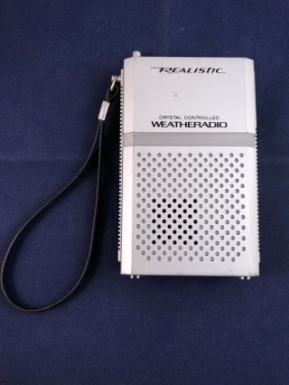 Vintage Realistic 12 - 151a Radio Shack Crystal Controlled Weather Radio -