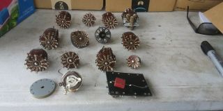 Hickok 539A - Tube tester parts.  Switches,  Rheostat,  Dial plates 2
