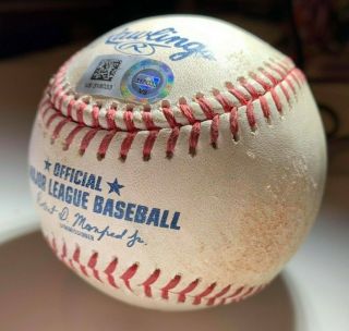 2020 OPENING DAY Game Baseball MOOKIE BETTS 1st BALL in LA Dodgers 7/30/20 2