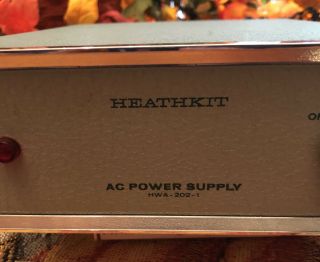 Heathkit AC Power Supply Model HWA - 202 - 1 3
