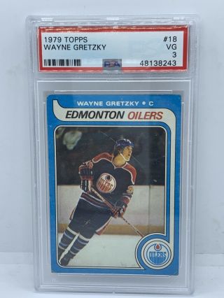 1979/80 Topps Wayne Gretzky Rookie Rc Psa 3
