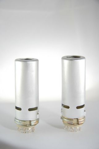 2 X Tube Sockets Plk9 70mm 9 - Pin For Ecc85,  12au7,  6n3p - Dr,  6n1p - Ev,  6n23p - E