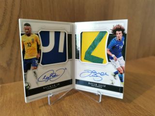 2017/2018 National Treasures Soccer Dual Jersey Autographs Brazil 09/10 Neymar