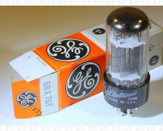 General Electric Ge 6bx7gt 6bx7 Vacuum Tube Made In Usa Nos,  Box