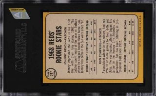 1968 Topps Johnny Bench ROOKIE RC 247 SGC 8.  5 NM - MT,  (PWCC - A) 2