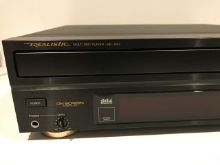 Realistic CD CDV LD Laser Disc Player MD - 1000 - Parts/Repair 3