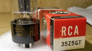 35Z5GT RCA Vacuum Tube NOS NIB Strong (More Available) 2