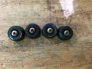 Set Of Four Rubber Feet From A Sony Str - 6055 Receiver - All In Vgc - With Screws