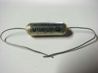 Sprague Vitamin - Q.  013uf 400v Treble Bleed/oil Tone Capacitor - Humbucker,  Tele
