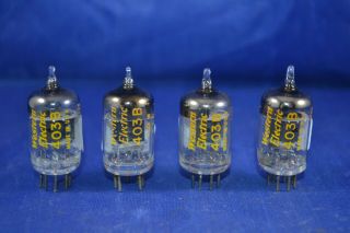 Strong Testing Match Quad Of Western Electric 403b Audio Tubes