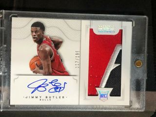 Jimmy Butler 2012 - 13 National Treasures Rookie 3clr Patch Auto Rc 117/199 Hot