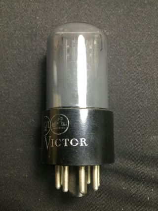 Rca Victor 6sn7gtb Smoked Glass Audio Vacuum Tube Vintage Stock 6.  8525