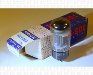 Tung Sol 6by5ga 6by5 Vacuum Tube Made In Usa Nos,  Box