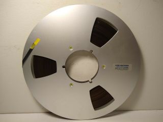 Ampex 10.  5 X 1/4 Inch Metal Reel With Back Coated Tape