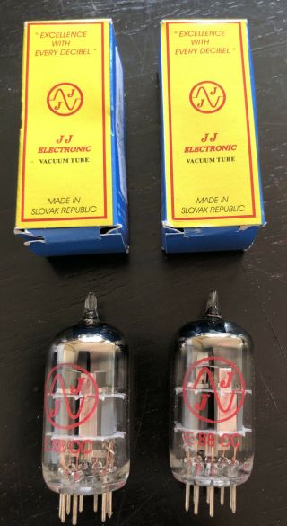 Matched Pair Jj Electronic E88cc Vacuum Tubes In Boxes Slovak Republic