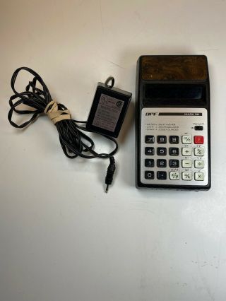 Vintage Apf Model Mark - 30 Electronic Calculator With Adapter -