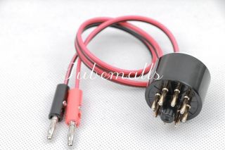 1pc K8A tube amplifier bias tester adapter for EL34 6V6 KT88 6L6 KT66 6550 3